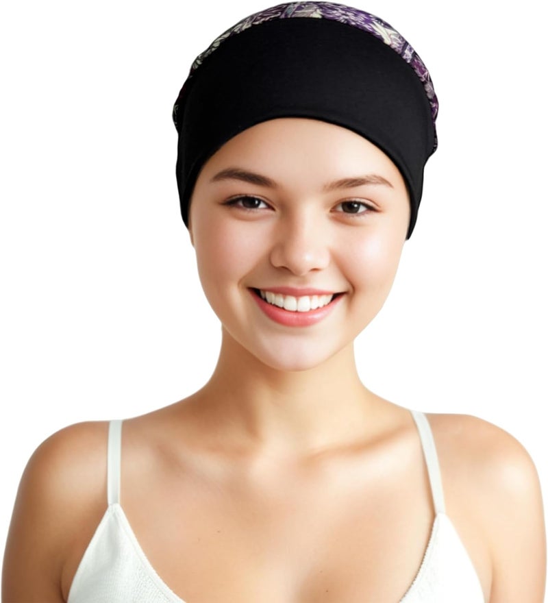 Belleshow Chemo Headwear Turbans for Women, Cancer Head Scarf, Headwear Coverings Caps, Head Wraps for Cancer Patients - Image 3